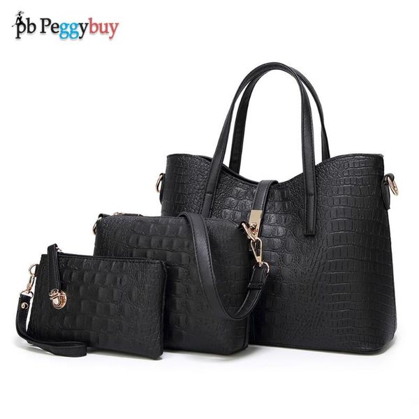 evening bags 3pcs girls shoulder pu leather fashion female alligator pattern print handbags tote solid composite
evening bags 3pcs girls shoulder pu leather fashion female alligator pattern print handbags tote solid composite