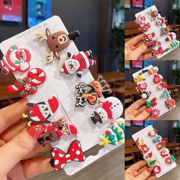 hair accessories 10pcs/set cute cartoon christmas tree girls clip elk grip kids headwear snowman pins barret q9c2, Slivery;white
hair accessories 10pcs/set cute cartoon christmas tree girls clip elk grip kids headwear snowman pins barret q9c2, Slivery;white