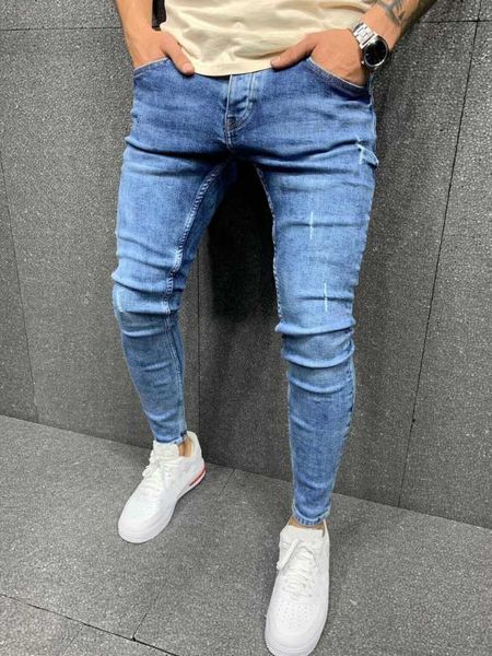 men's jeans men elastic waist skinny 2021 stretch slim ripped pants streetwear casual mens denim blue
men's jeans men elastic waist skinny 2021 stretch slim ripped pants streetwear casual mens denim blue