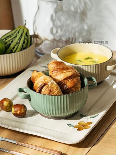 bowls double handle soup bowl large anti-scalding home creative nordic ceramic ramen noodle vertical pattern tableware basin
bowls double handle soup bowl large anti-scalding home creative nordic ceramic ramen noodle vertical pattern tableware basin
