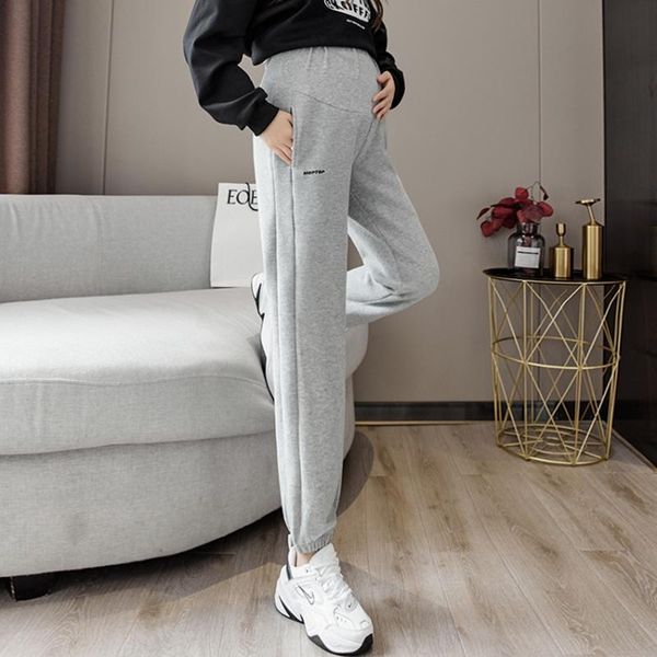 maternity bottoms pregnant women's autumn loose and thin wide-leg sports pants fashionable all-match trousers outer wear casual, White
maternity bottoms pregnant women's autumn loose and thin wide-leg sports pants fashionable all-match trousers outer wear casual, White