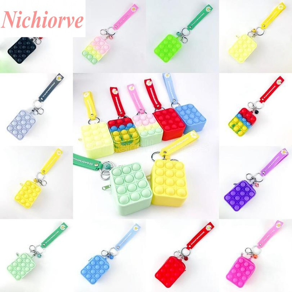 dhl shipping fidget toys keychain sensory fashion makeup coin purse keyring push bubble rainbow anti stress educational decompression toy
dhl shipping fidget toys keychain sensory fashion makeup coin purse keyring push bubble rainbow anti stress educational decompression toy