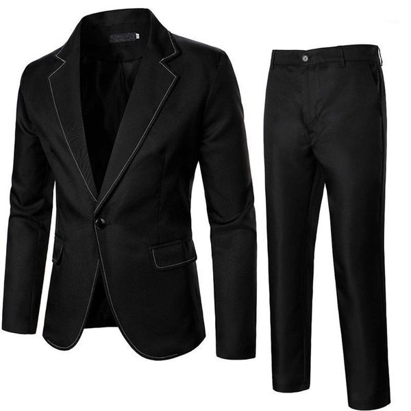 men's suits & blazers winter plus size men solid color long sleeve lapel slim button business suit elegant tuxedos wedding party terno, White;black 
men's suits & blazers winter plus size men solid color long sleeve lapel slim button business suit elegant tuxedos wedding party terno, White;black