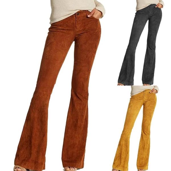women's pants & capris women retro casual high waist solid color wide leg bell-bottom trousers, Black;white
women's pants & capris women retro casual high waist solid color wide leg bell-bottom trousers, Black;white