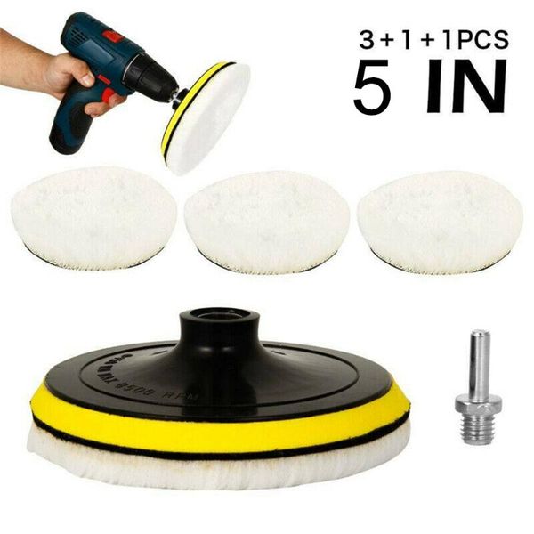 car sponge polishing pad 5in buffing pads wool wheel mop kit for auto polisher drill removes scratches
car sponge polishing pad 5in buffing pads wool wheel mop kit for auto polisher drill removes scratches