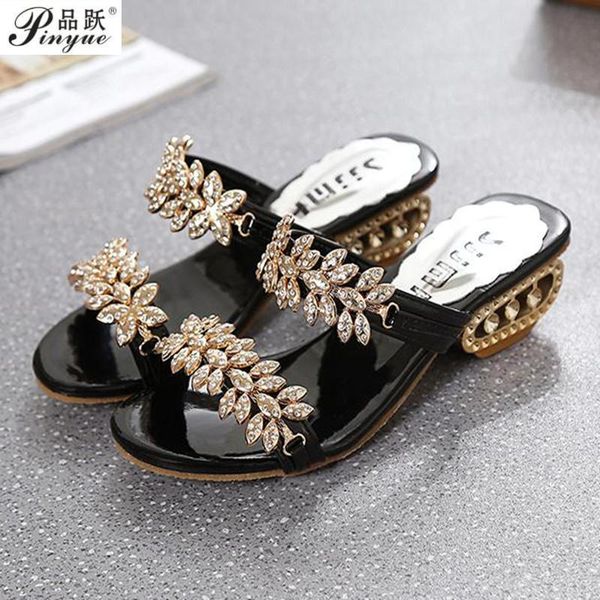 sandals women shoes slippers summer beach fashion rhinestone outdoor flip flops mujer 34--41, Black
sandals women shoes slippers summer beach fashion rhinestone outdoor flip flops mujer 34--41, Black
