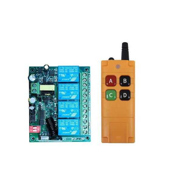 smart home control 4ch ac 220v rf wireless remote light system switch hi-q 315/433mhz 100m
smart home control 4ch ac 220v rf wireless remote light system switch hi-q 315/433mhz 100m