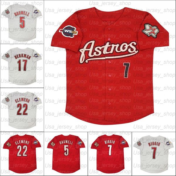 retro houston baseball 2005 world series home jersey 5 jeff bagwell 7 craig biggio 17 lance berkman 21 andy pettitte 22 roger clemens, Blue;black
retro houston baseball 2005 world series home jersey 5 jeff bagwell 7 craig biggio 17 lance berkman 21 andy pettitte 22 roger clemens, Blue;black