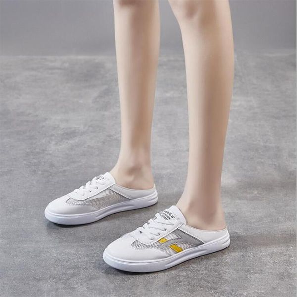 slippers woman's semi-slippers wear-resistant summer baotou mesh surface wild casual breathable outdoor fashion comfortable flat shoes, Black
slippers woman's semi-slippers wear-resistant summer baotou mesh surface wild casual breathable outdoor fashion comfortable flat shoes, Black