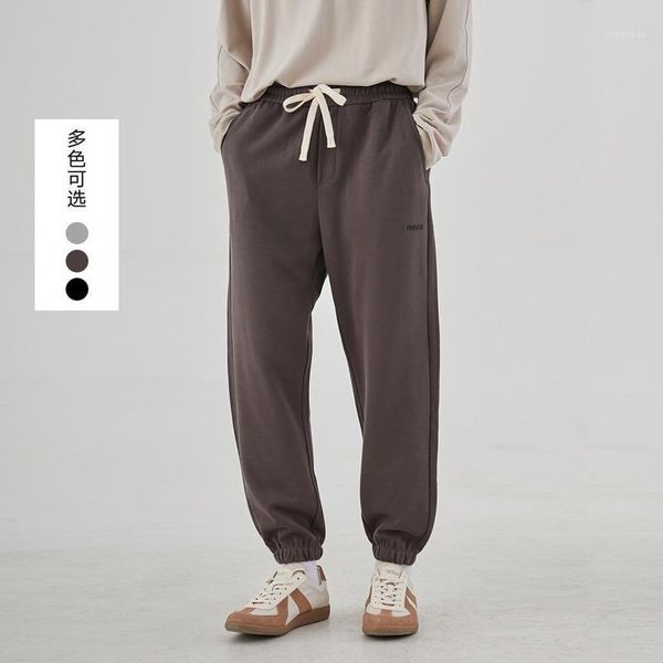 men's pants wear 2021 fall korean simple casual letter embroidered drawstring pocket footwear, Black
men's pants wear 2021 fall korean simple casual letter embroidered drawstring pocket footwear, Black