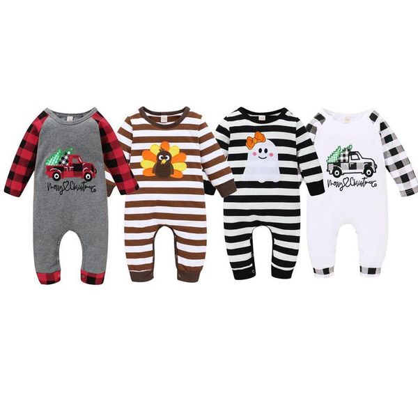 jumpsuits 2021 0-18m baby festival clothes romper striped/plaid turkey/cars long sleeve halloween/thanksgiving/xmas boys girls outfit, Blue
jumpsuits 2021 0-18m baby festival clothes romper striped/plaid turkey/cars long sleeve halloween/thanksgiving/xmas boys girls outfit, Blue