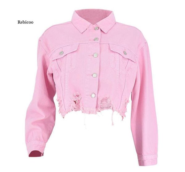 women's jackets spring and autumn denim jacket long-sleeved lapel street style short coat loose casual seven-point women, Black;brown
women's jackets spring and autumn denim jacket long-sleeved lapel street style short coat loose casual seven-point women, Black;brown