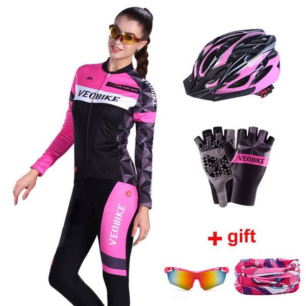 veobike 2021 pro team cycling clothes ciclismo bicycle jersey set women mountain bike clothing mtb wear 5d sport long pants suit, Black;blue
veobike 2021 pro team cycling clothes ciclismo bicycle jersey set women mountain bike clothing mtb wear 5d sport long pants suit, Black;blue