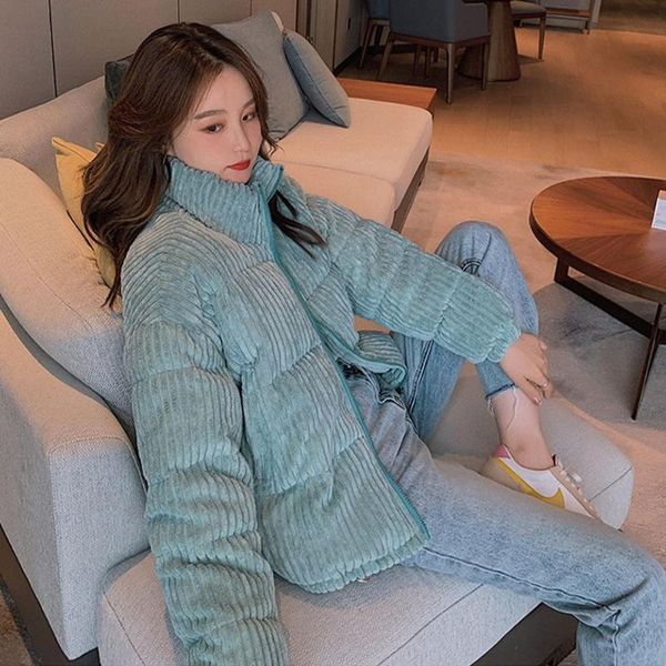 women's down & parkas girls winter warm corduroy short fashion women thick stand neck jacket zipper coat outerwear casaco feminino inve, Black
women's down & parkas girls winter warm corduroy short fashion women thick stand neck jacket zipper coat outerwear casaco feminino inve, Black