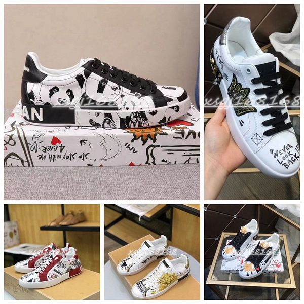 ladies graffiti white shoes 2021 mens leather casual shoe flowers platforms print pattern fashion personality wild couple sneakers women, Black 
ladies graffiti white shoes 2021 mens leather casual shoe flowers platforms print pattern fashion personality wild couple sneakers women, Black