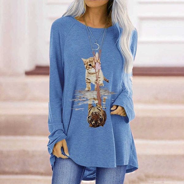 plus size s-3xl fashion funny cartoon women t-shirt casual loose long sleeve spring autumn basic female w766 210526, White
plus size s-3xl fashion funny cartoon women t-shirt casual loose long sleeve spring autumn basic female w766 210526, White