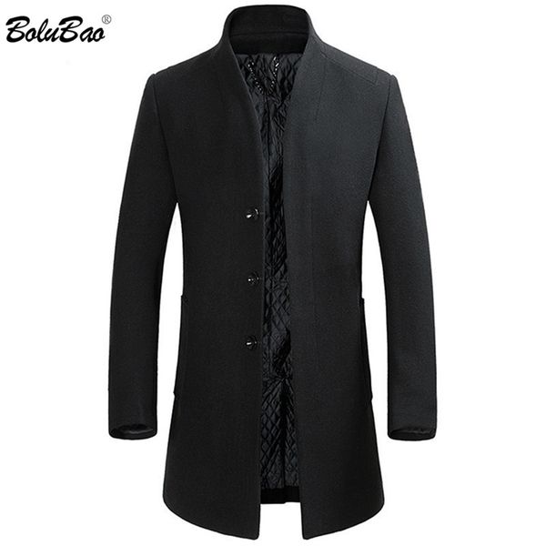 bolubao brand men wool blends coats men's long section slim fit trench winter male wool blends coat 211122, Black
bolubao brand men wool blends coats men's long section slim fit trench winter male wool blends coat 211122, Black