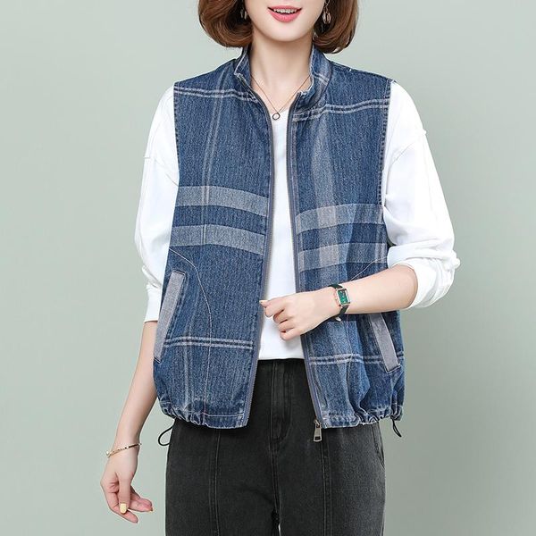 women's vests plus size sleeveless women vest 2021 summer denim waistcoat fashion casual short jeans jacket slim coat 1538, Black;white
women's vests plus size sleeveless women vest 2021 summer denim waistcoat fashion casual short jeans jacket slim coat 1538, Black;white