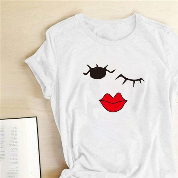 winking lady pattern print funny t shirts women graphic tees women fashion tee femme harajuku funny ropa mujer 2021, White
winking lady pattern print funny t shirts women graphic tees women fashion tee femme harajuku funny ropa mujer 2021, White