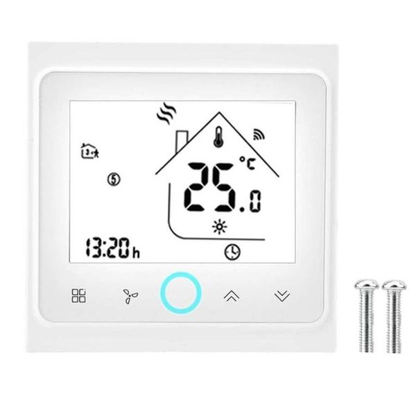 2/4 pipe wifi smart central air conditioning programmable thermostat temperature controller lcd touch screen
2/4 pipe wifi smart central air conditioning programmable thermostat temperature controller lcd touch screen