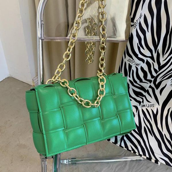 evening bags weave leather flap bag for women brand designer handbags thick chain crossbody female luxury women's shoulder
evening bags weave leather flap bag for women brand designer handbags thick chain crossbody female luxury women's shoulder