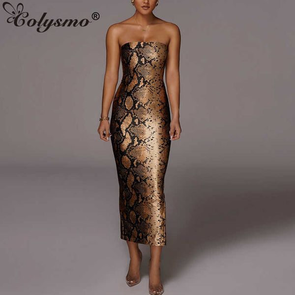 colysmo snake print midi dress strapless split elastic patchwork zipper bodycon leather summer woman party club robe 210527, Black;gray
colysmo snake print midi dress strapless split elastic patchwork zipper bodycon leather summer woman party club robe 210527, Black;gray
