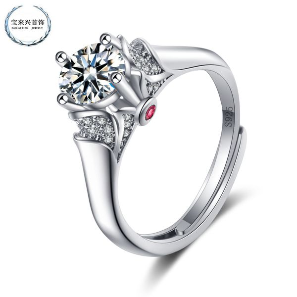 ring 925 sterling silver zircon true love coronation mossan accessories open couple diamond crown jewelry
ring 925 sterling silver zircon true love coronation mossan accessories open couple diamond crown jewelry