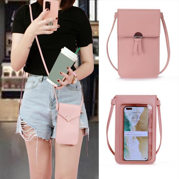 women girls touching screen handbag tassel pu leather shoulder bag for phone h9, Red;black
women girls touching screen handbag tassel pu leather shoulder bag for phone h9, Red;black