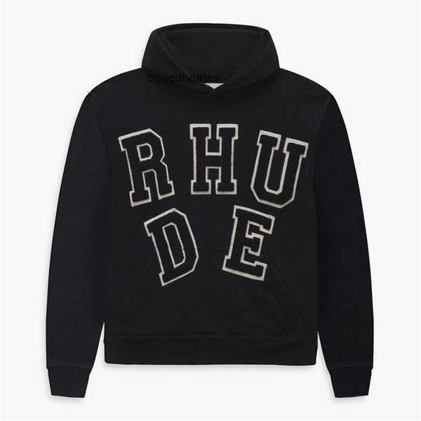 rhude flocking embroidery printing european and american tide br high street loose casual men's women's lovers' pure cotton h, Black
rhude flocking embroidery printing european and american tide br high street loose casual men's women's lovers' pure cotton h, Black