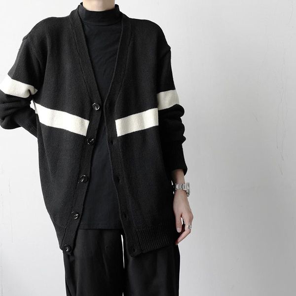 men's sweaters men vintage fashion loose casual cardigan sweater knitwear coat man japanese harajuku streetwear jacket, White;black
men's sweaters men vintage fashion loose casual cardigan sweater knitwear coat man japanese harajuku streetwear jacket, White;black