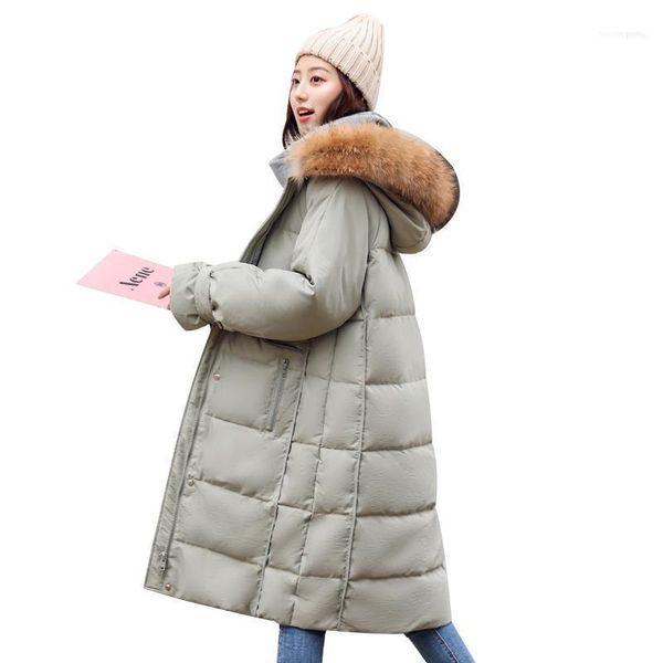 large size down jacket women winter coat oversized fur collar hooded plus xs-l thick warm white duck coats female1, Black
large size down jacket women winter coat oversized fur collar hooded plus xs-l thick warm white duck coats female1, Black
