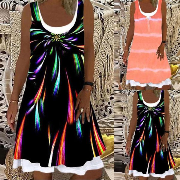 casual dresses fashion women sleeveless splicing printed dress plus size loose floral print splice round neck, Black;gray
casual dresses fashion women sleeveless splicing printed dress plus size loose floral print splice round neck, Black;gray