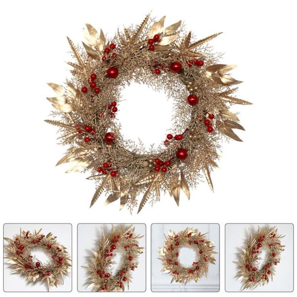 decorative flowers & wreaths 1pc christmas hanging wreath adornment festival garland (golden)
decorative flowers & wreaths 1pc christmas hanging wreath adornment festival garland (golden)