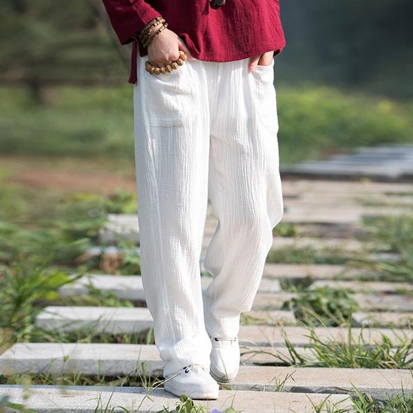 women's pants & capris 2021 spring women full length cotton linen black brown white red casual trousers, Black;white
women's pants & capris 2021 spring women full length cotton linen black brown white red casual trousers, Black;white