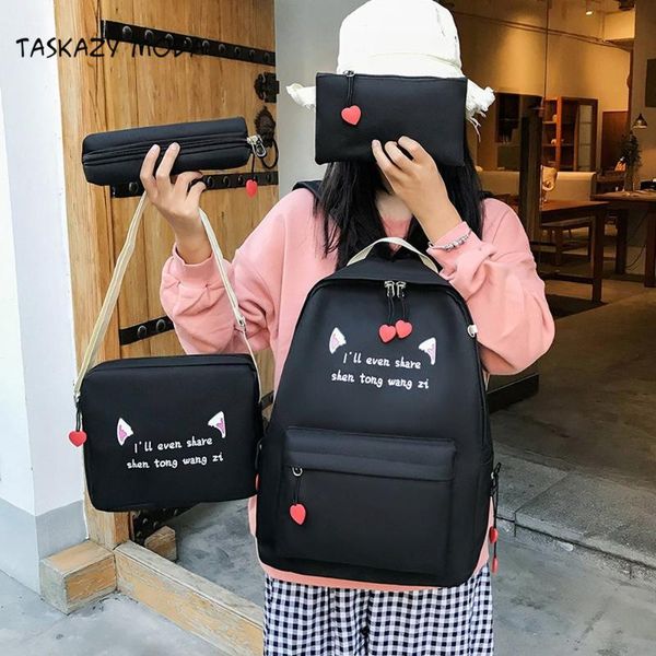 backpack 2021 4pcs/set women school backpacks canvas schoolbag for teenagers girls student book bag boys satchel bolsas mochilas sac
backpack 2021 4pcs/set women school backpacks canvas schoolbag for teenagers girls student book bag boys satchel bolsas mochilas sac