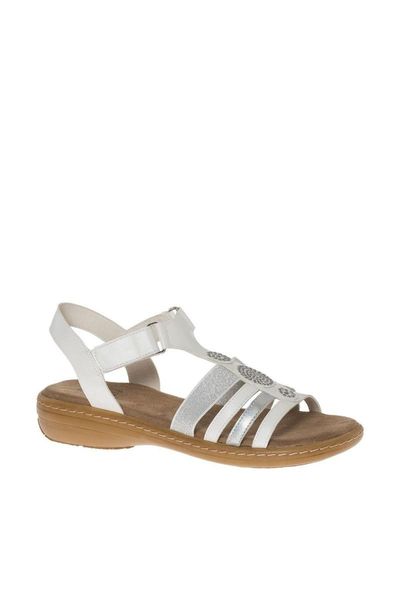 sandals deichmann white female 12202987, Black