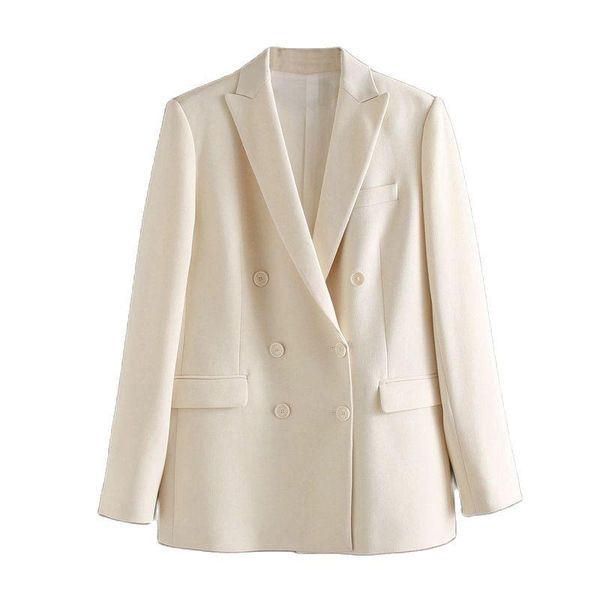 women's suits & blazers tangada women solid blazer double breasted female long sleeve elegant jacket ladies business formal 3l66, White;black
women's suits & blazers tangada women solid blazer double breasted female long sleeve elegant jacket ladies business formal 3l66, White;black