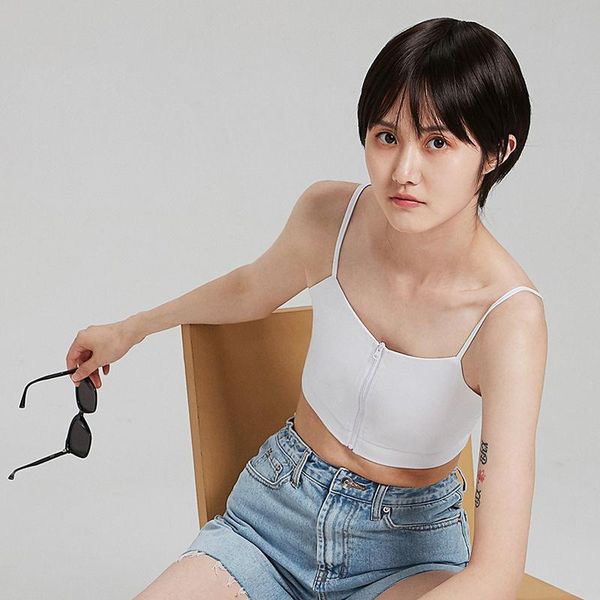 women's shapers 2021 fashion zip buckle sling chest binder short corset tomboy lesbian tank shaper breast trans vest, Black;white
women's shapers 2021 fashion zip buckle sling chest binder short corset tomboy lesbian tank shaper breast trans vest, Black;white