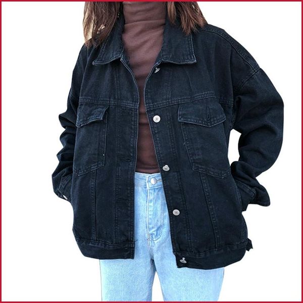 plus size outerwear & coats jacket women black denim winter jeans coat casual harajuku streetwear female vintage
plus size outerwear & coats jacket women black denim winter jeans coat casual harajuku streetwear female vintage