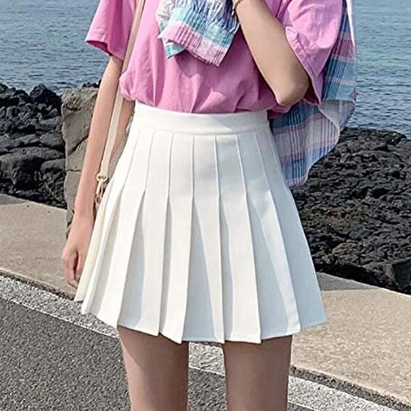 pleated skirts womens new fashion solid high waist pleated mini skirt slim waist casual uniform skirts white tennis skirt falda, Black
pleated skirts womens new fashion solid high waist pleated mini skirt slim waist casual uniform skirts white tennis skirt falda, Black