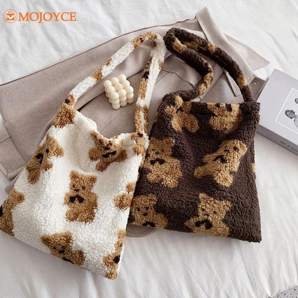 evening bags youth ladies simple versatile bag women handbag tote plush portable travel daily bear print shoulder satchel
evening bags youth ladies simple versatile bag women handbag tote plush portable travel daily bear print shoulder satchel