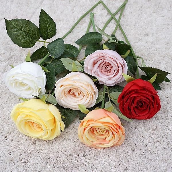 decorative flowers & wreaths beautiful french cara rose single branch silk wedding fake floral el room decoration flores artificiales high q
decorative flowers & wreaths beautiful french cara rose single branch silk wedding fake floral el room decoration flores artificiales high q