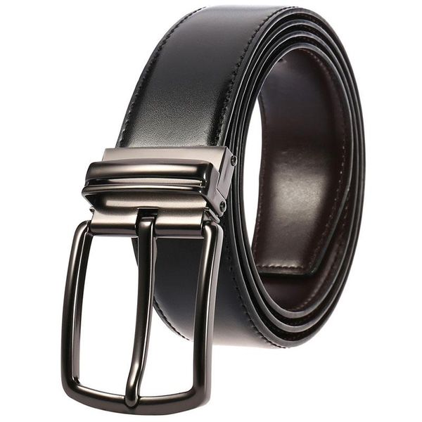 belts men's pin buckle cow genuine leather luxury strap black coffee male fashion classic mens belt ceinture, Black;brown
belts men's pin buckle cow genuine leather luxury strap black coffee male fashion classic mens belt ceinture, Black;brown