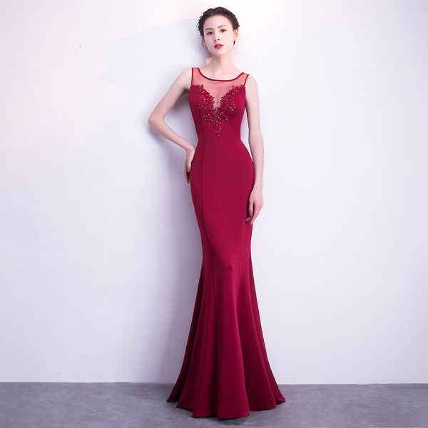 fishtail banquet red wedding evening women net neck club celebrity party dress cgsf, Black;gray
fishtail banquet red wedding evening women net neck club celebrity party dress cgsf, Black;gray