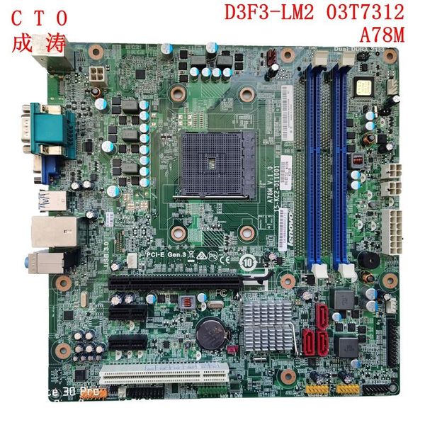 motherboards cto; lenovo qitian b5900 m5900 m5790n motherboard a78m d3f3-lm2 03t7312 has been tested and can work.
motherboards cto; lenovo qitian b5900 m5900 m5790n motherboard a78m d3f3-lm2 03t7312 has been tested and can work.