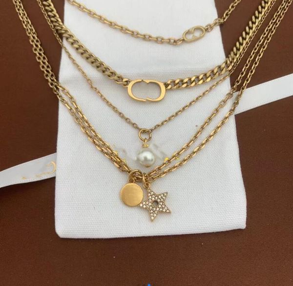 fashion letter gold chain necklace bracelet for mens and women party lovers gift jewelry with box, Silver
fashion letter gold chain necklace bracelet for mens and women party lovers gift jewelry with box, Silver