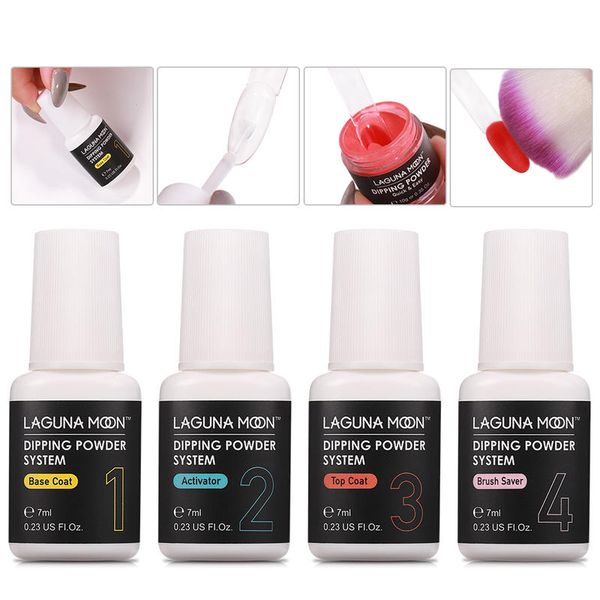 lagunamoon 7ml 4pcs glues manicure nail art set for nail dipping powder natural art decoration base coat activator brush saver
lagunamoon 7ml 4pcs glues manicure nail art set for nail dipping powder natural art decoration base coat activator brush saver