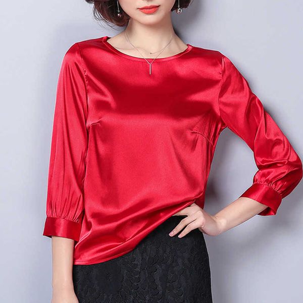 womens and blouses women autumn casual silk blouse loose ol work wear blusas feminina shirts plus size xxxl 210531, White
womens and blouses women autumn casual silk blouse loose ol work wear blusas feminina shirts plus size xxxl 210531, White