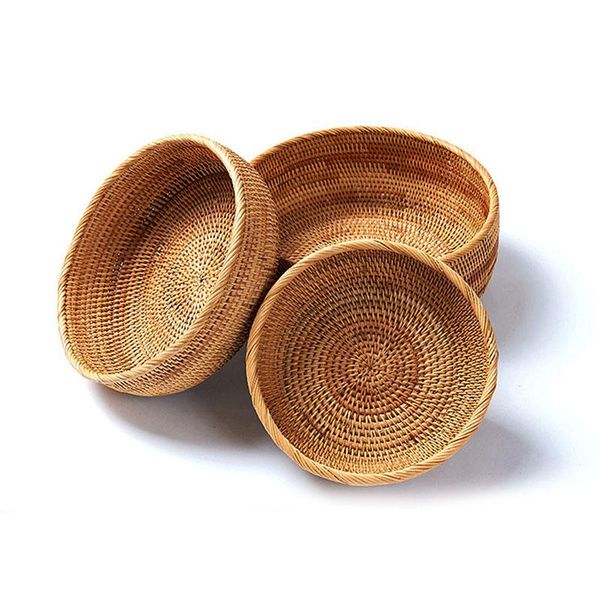 kitchen storage & organization natural rattan tray round type fruit plate handmade weave basket small items display
kitchen storage & organization natural rattan tray round type fruit plate handmade weave basket small items display