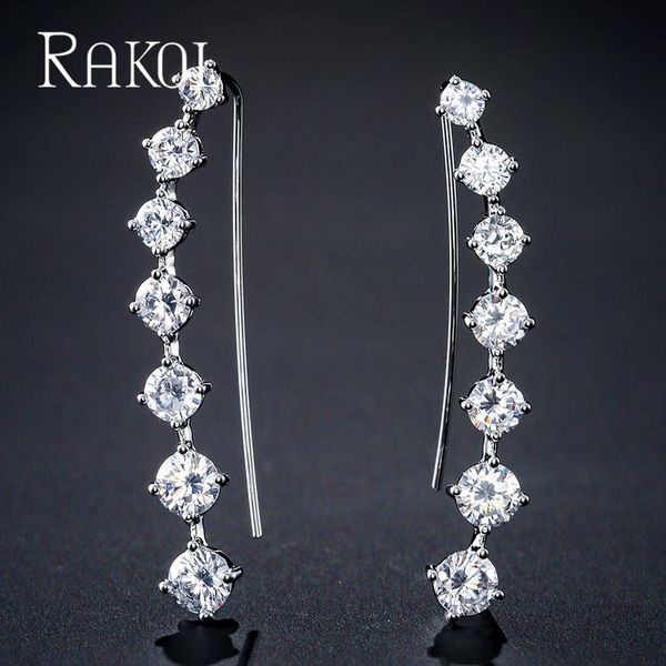 stud rakol luxury round cz zirconia crystal gold color zircon earrings for women exquisite daily wear accessories jewelry re2185, Golden;silver
stud rakol luxury round cz zirconia crystal gold color zircon earrings for women exquisite daily wear accessories jewelry re2185, Golden;silver